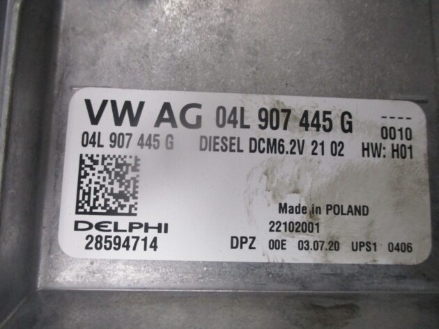 2018 GENUINE AUDI Q2 ENGINE ECU CONTROL MODULE 04L907445G - Image 2