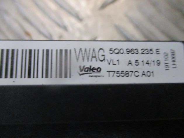 2019 GENUINE AUDI Q2 VALEO ELECTRIC HEATER AUXILIARY MATRIX 5Q0963235E - Image 2