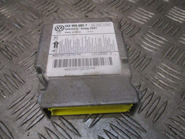 2012 GENUINE SKODA OCTAVIA SRS AIRBG ECU CONTROL MODULE 1K0909605T - Image 3