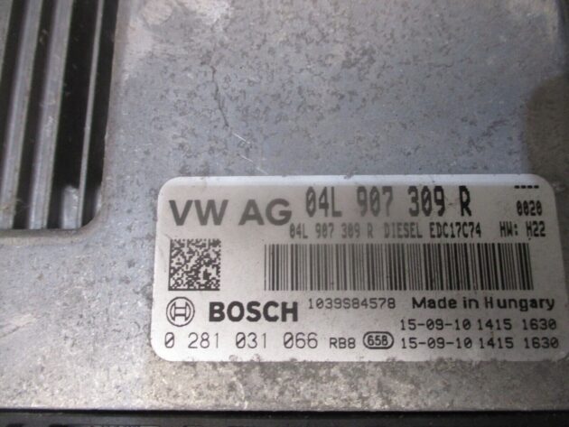2016 GENUINE VW GOLF MK7 ENGINE ECU CONTROL MODULE 04L907309R - Image 2
