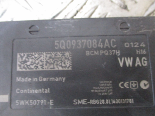 2014 GENUINE AUDI A3 8V BCM BODY CONTROL MODULE UNIT 5Q0937084AC - Image 2