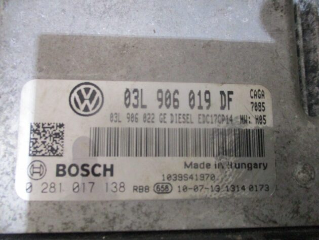 2011 GENUINE SEAT EXEO ENGINE ECU CONTROL UNIT MODULE 03L906019DF - Image 2