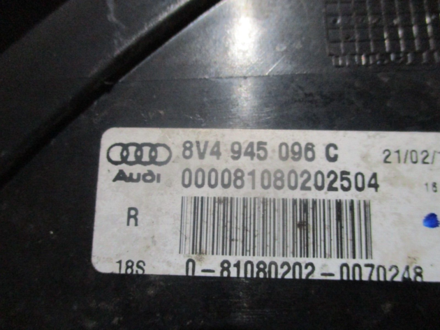 2014 GENUINE AUDI A3 8V REAR RIGHT DRIVER SIDE TAILLIGHT LAMP 8V4945096C - Image 3
