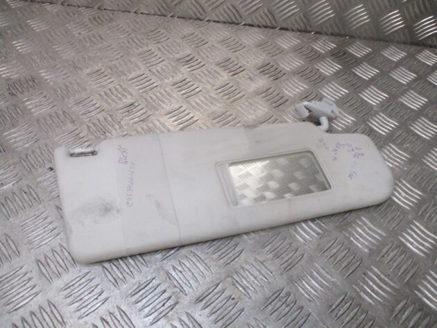 2012 GENUINE SKODA OCTAVIA FRONT RIGHT DRIVER SIDE SUNVISOR - Image 2