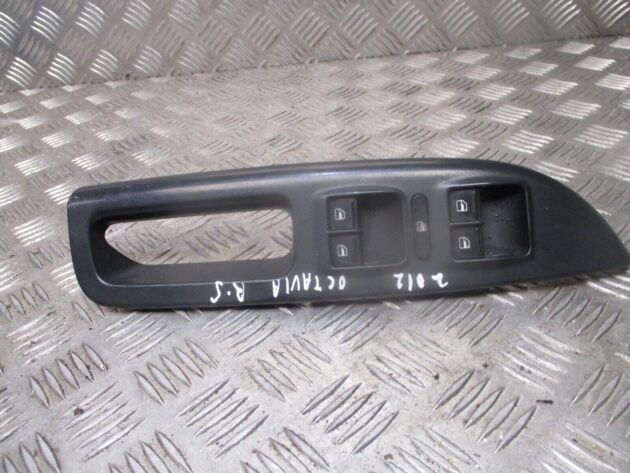2012 GENUINE SKODA OCTAVIA FRONT RIGHT DRIVER SIDE WINDOW SWITCH 1Z2867172 - Image 2