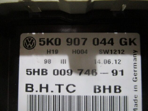 2012 GENUINE VW GOLF MK6 GTD AC HEATER CLIMATE CONTROL SWITCH PANEL 5K0907049GK - Image 3