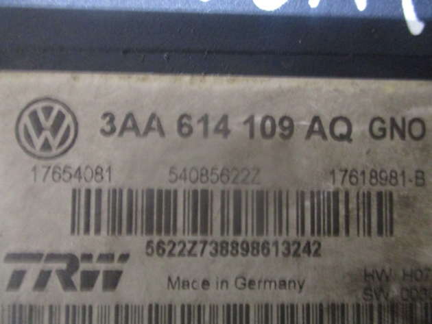2013 GENUINE VW PASSAT B7 ABS PUMP CONTROL UNIT MODULE 3AA614109AQ - Image 3