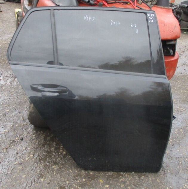 2016 GENUINE VW GOLF MK7 REAR RIGHT DRIVER SIDE BARE SHELL DOOR OSR