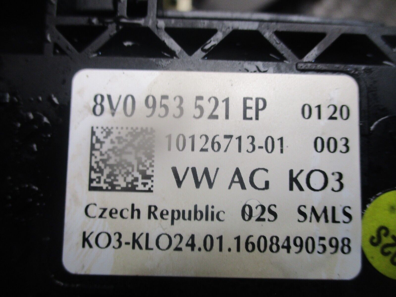 2016 GENUINE AUDI A3 8V CRUISE CONTROL INDICATER STALK 8V0953521EP 8V0953502H - Image 2