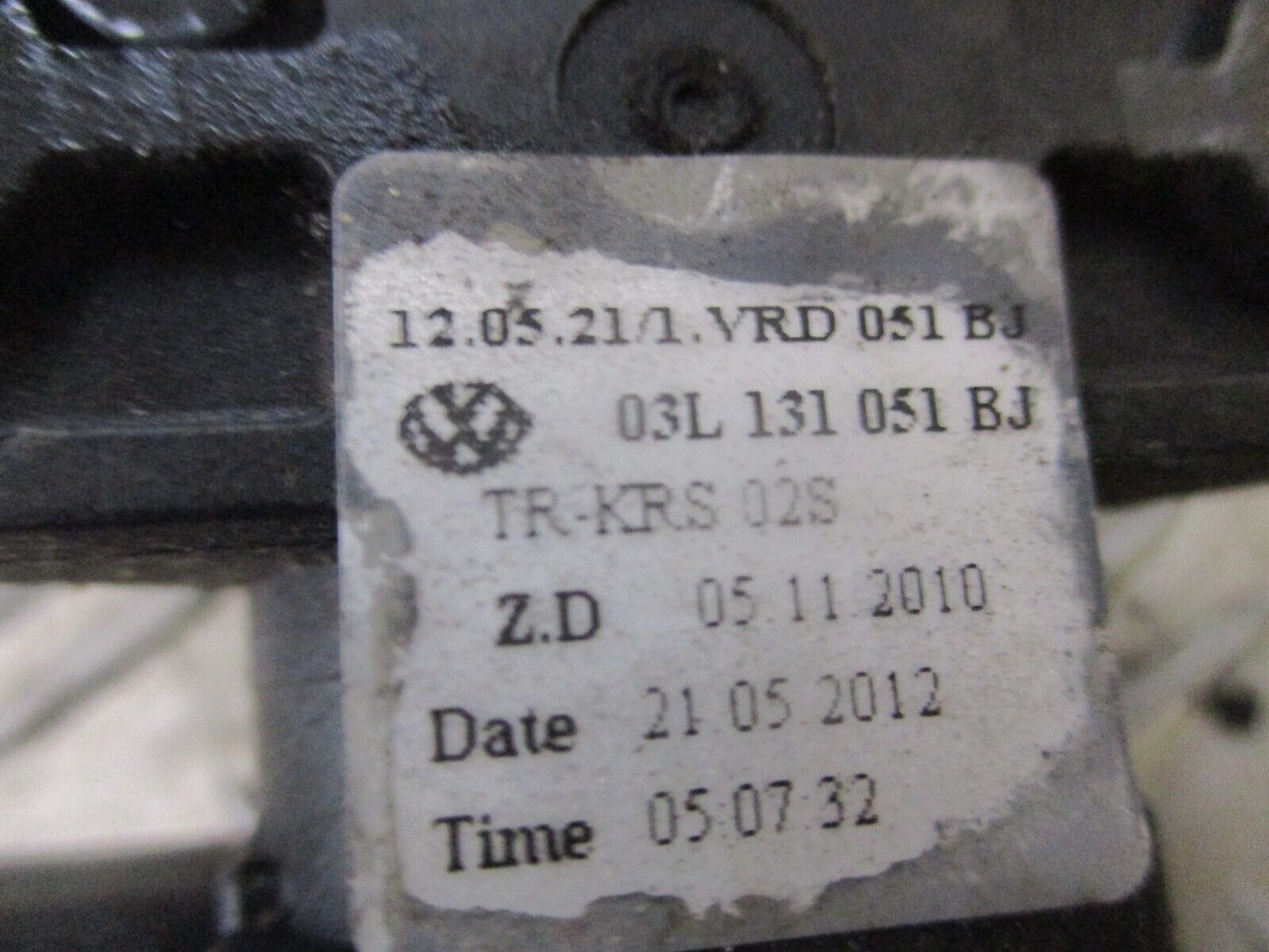 2014 GENUINE SKODA SUPERB 2.0 TDI PRESSURE VACUUM SOLENOID VALVE 03L131051BJ - Image 2