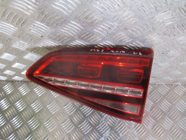 2016 VW GOLF MK7 GTD REAR RIGHT DRIVER SIDE INNER TAILLIGHT LAMP 5G0945308G OEM