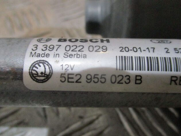 2018 GENUINE SKODA OCTAVIA FRONT WINDSCREEN WIPER MOTOR LINKAGE 5E2955023B - Image 2