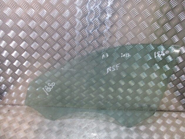 2012 GENUINE AUDI A3 8P FRONT LEFT PASSENGER SIDE DOOR WINDOW GLASS NSF - Image 2