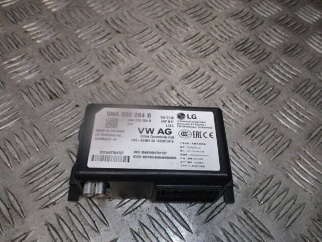 2018 GENUINE SKODA SUPERB ONLINE SERVICES ECU 5NA035284B