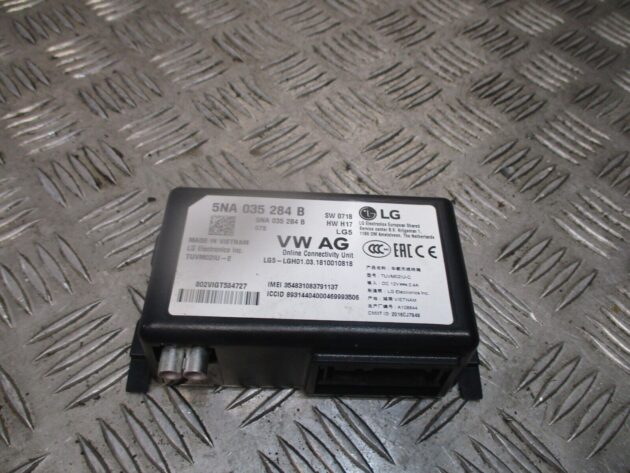2018 GENUINE SKODA SUPERB ONLINE SERVICES ECU 5NA035284B - Image 3