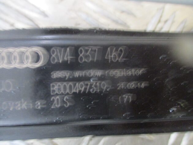 2014 GENUINE AUDI A3 8V FRONT RIGHT DRIVER SIDE WINDOW REGULATER 8V4837462 - Image 2