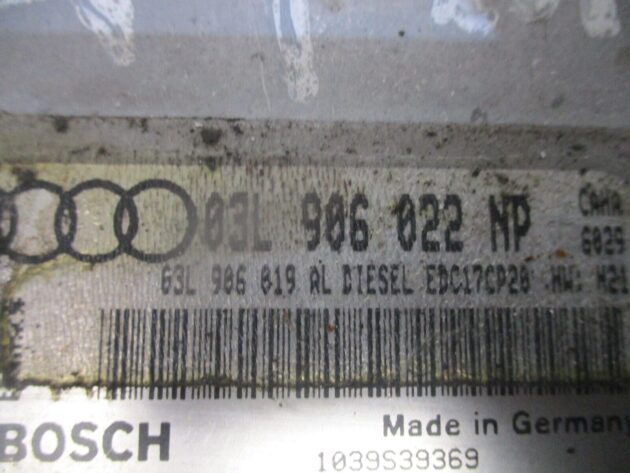 2010 GENUINE AUDI A4 2.0 TDI ENGINE CONTROL MODULE ECU 03L906022NP - Image 2
