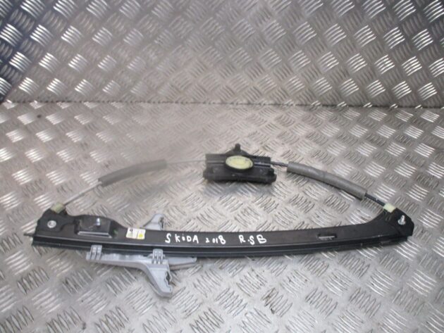 2014 GENUINE SKODA SUPERB ESTATE REAR RIGHT DRIVER SIDE WINDOW REGULATER - Image 2