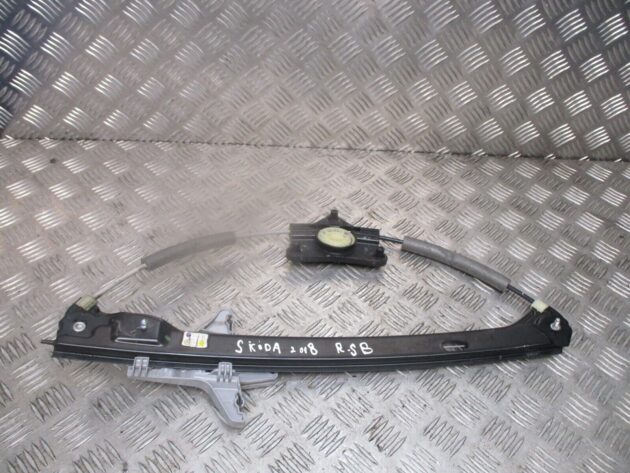 2014 GENUINE SKODA SUPERB ESTATE REAR RIGHT DRIVER SIDE WINDOW REGULATER - Image 3