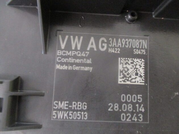 2014 GENUINE VW PASSAT B7 BCM BODY CONTROL MODULE ECU 3AA937087N - Image 2