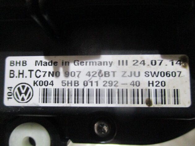 2014 GENUINE VW PASSAT B7 AC HEATER CLIMATE CONTROL SWITCH PANEL 5HB011292 - Image 2