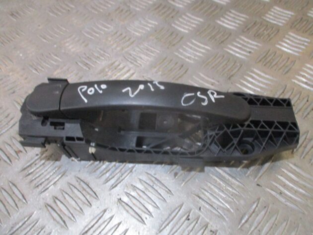 2012 GENUINE VW POLO 6R REAR RIGHT DRIVER SIDE EXTERIOR DOOR HANDLE OSR