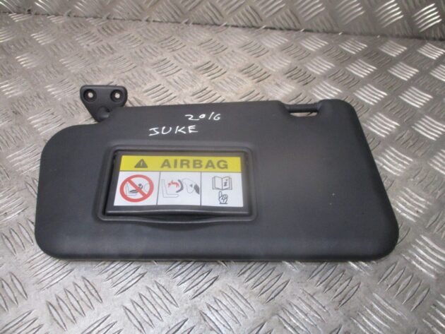 2016 GENUINE NISSAN JUKE FRONT LEFT PASSENGER SIDE SUNVISOR NSF