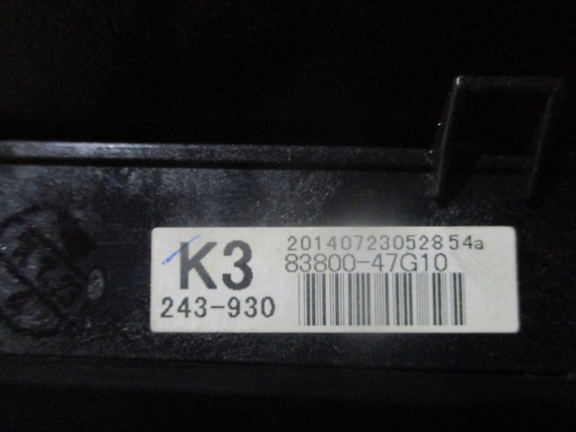 2014 TOYOTA PRIUS DIGITAL SPEEDOMETER CLUSTER 83800-47G10 OEM - Image 3