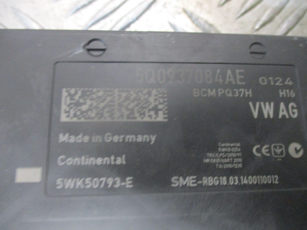 2020 GENUINE AUDI A3 8V BCM BODY CONTROL MODULE 5Q0937084AE - Image 2