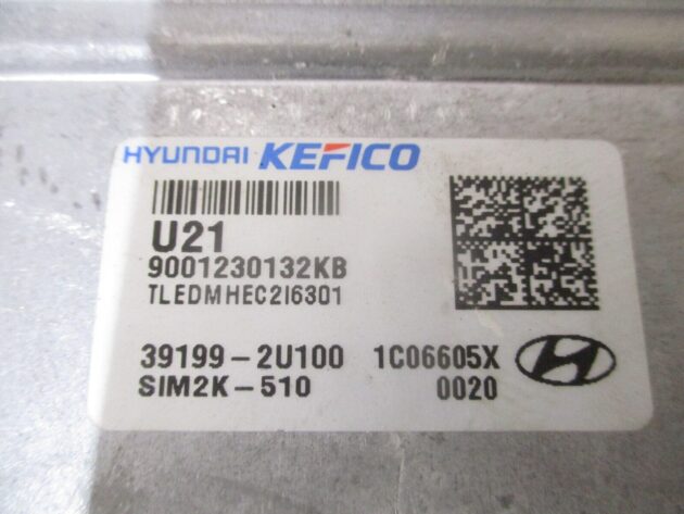 2013 GENUINE HYUNDAI I30 ENGINE ECU CONTROL UNIT 39199-2U100 - Image 2