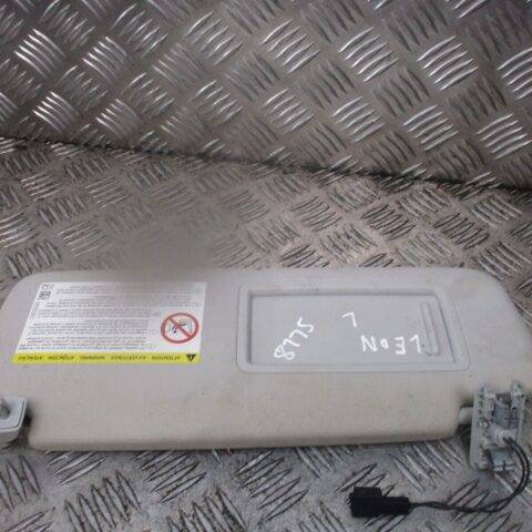 2013 GENUINE SEAT LEON FRONT LEFT PASSENGER SIDE SUN VISOR NSF