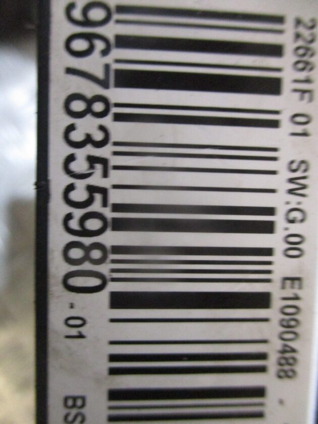 2012 GENUINE PEAUGEOT 208 1.0 PETROL BSI FUSE BOX CONTROL MODULE UNIT 9678355980 - Image 2