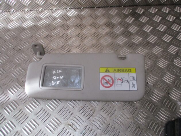 2016 GENUINE KIA PICANTO FRONT LEFT PASSENGER SIDE SUNVISOR NSF - Image 3