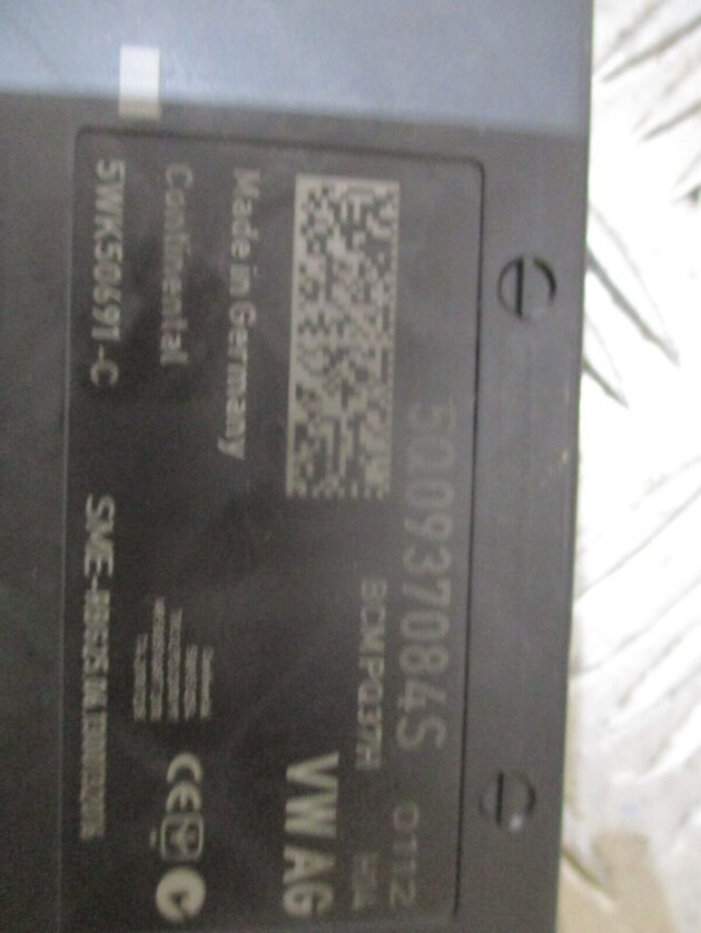 2015 GENUINE VW GOLF MK7 AUDI SEAT SKODA BCM BODY CONTROL MODULE 5Q09370845 - Image 2