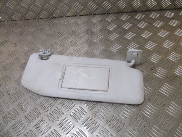 2012 GENUINE PEAUGEOT 208 FRONT RIGHT DRIVER SIDE SUNVISOR OSF - Image 3
