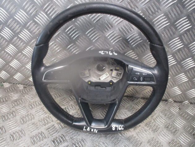 2013 GENUINE SEAT LEON DRIVERS FRONT MULTIFUNCTION STEERING WHEEL 5F0419091L