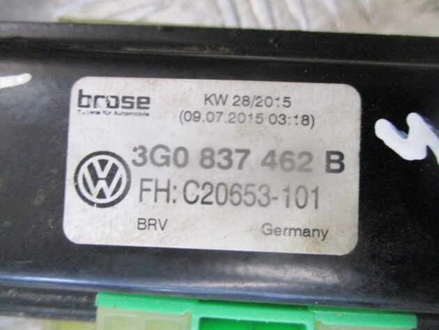 2016 GENUINE VW PASSAT B8 FRONT RIGHT DRIVER SIDE WINDOW REGULATER 3G0837462B - Image 2