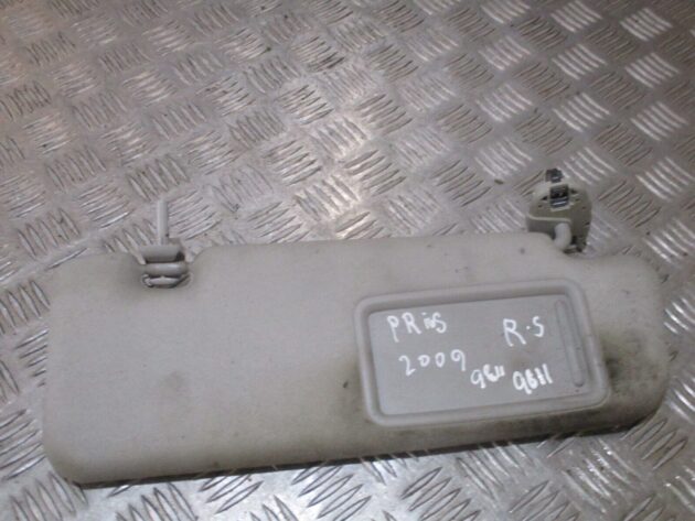 2013 GENUINE TOYOTA PRIUS FRONT RIGHT DRIVER SIDE SUNVISOR OSF