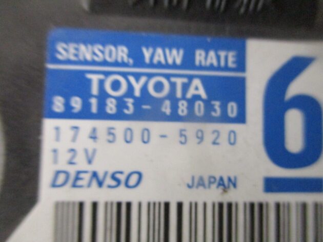 2013 GENUINE TOYOTA PRIUS 1.8 HYBRID YAW RATE SENSOR 89183-48030 - Image 2