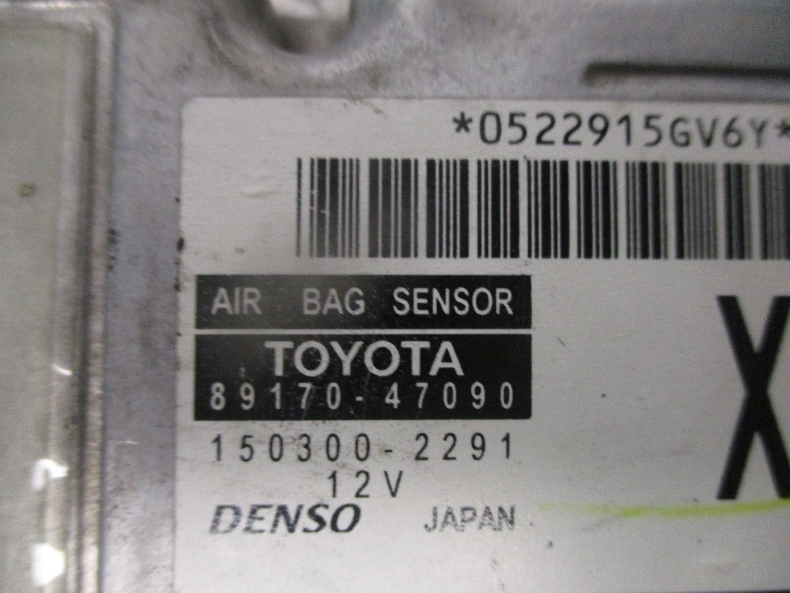 2015 GENUINE TOYOTA PRIUS SRS AIRBG ECU CONTROL MODULE 89170-47090 - Image 2