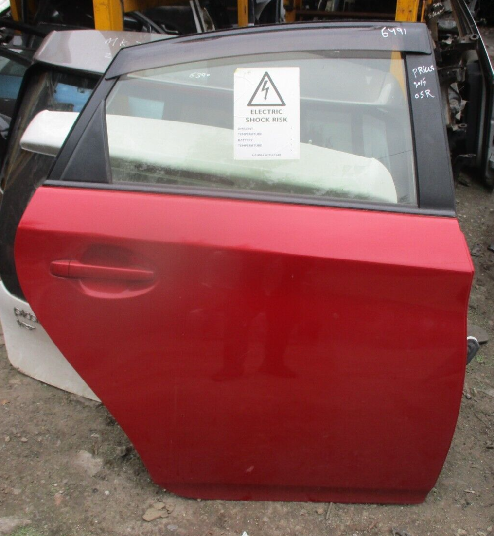 2015 GENUINE TOYOTA PRIUS REAR RIGHT DRIVER SIDE BARE SHELL DOOR