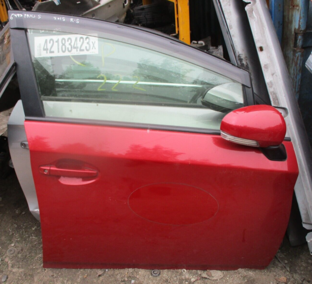 2015 GENUINE TOYOTA PRIUS FRONT RIGHT DRIVER SIDE BARE SHELL DOOR OSF