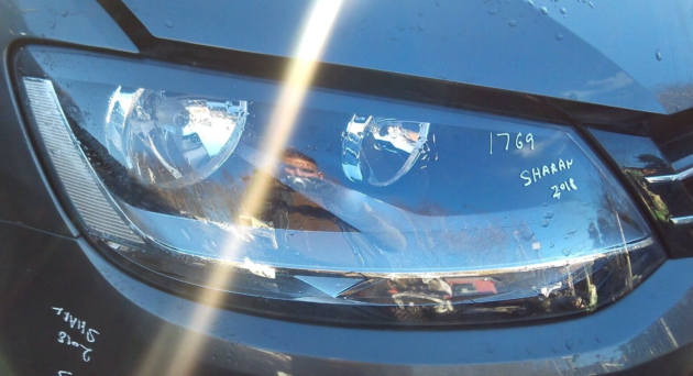 2018 GENUINE VW SHARAN FRONT RIGHT DRIVER SIDE HEADLIGHT LAMP OSF