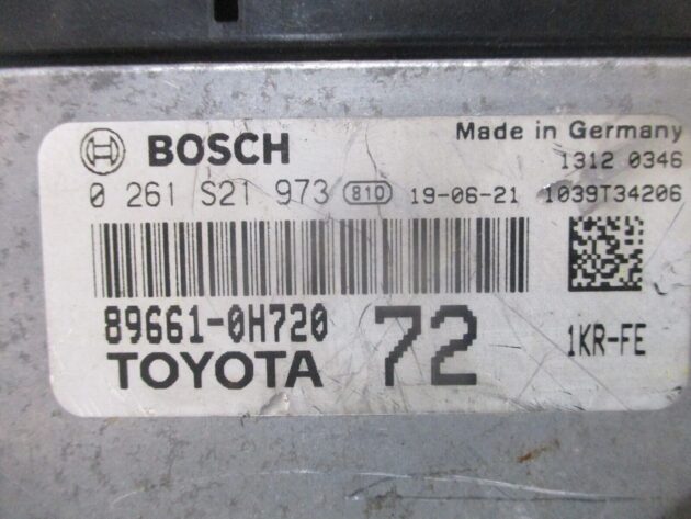 2016 GENUINE TOYOTA AYGO 1.0 PETROL ENGINE ECU CONTROL UNIT MODULE 89661-0H720 - Image 2