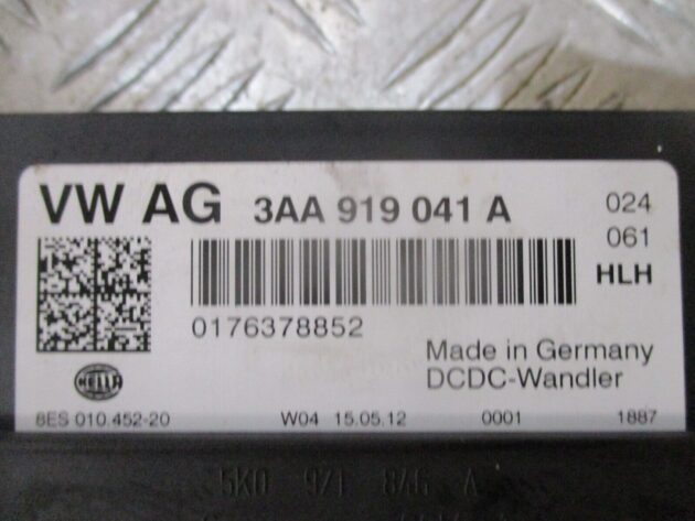 2012 GENUINE VW GOLF MK6 VOLTAGE STABILIZER CONTROL MODULE 3AA919041A - Image 2