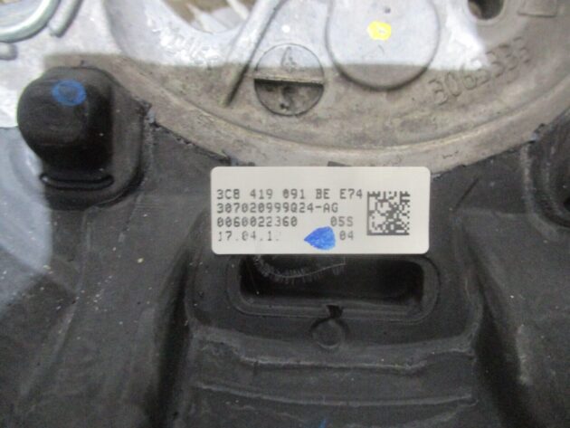 2012 GENUINE VW GOLF MK6 MULTIFUNCTION STEERING WHEEL 3C8419091BE - Image 2