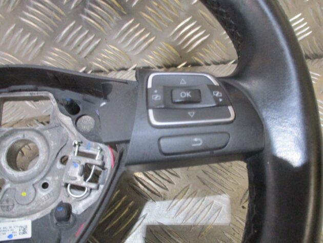 2012 GENUINE VW GOLF MK6 MULTIFUNCTION STEERING WHEEL 3C8419091BE - Image 3