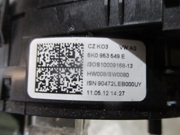 2012 GENUINE VW GOLF MK6 AIRBG SQUIB SLIP RING 5K0953549E - Image 2