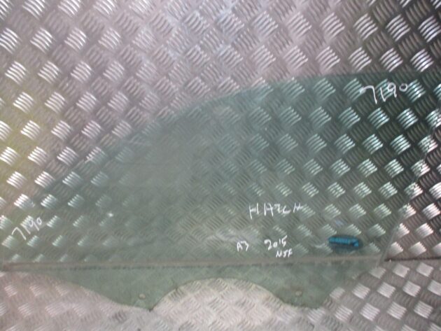 2015 AUDI A3 8V HATCHBACK FRONT LEFT PASSENGER SIDE DOOR WINDOW GLASS NSF - Image 2