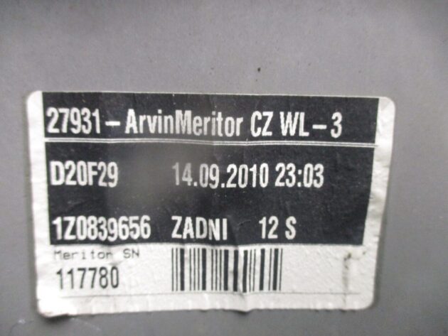 2012 GENUINE SKODA OCTAVIA REAR RIGHT DRIVER SIDE WINDOW REGULATER 1Z0839656 - Image 2